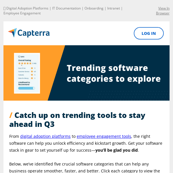 Trending software for Q3 and beyond 📈