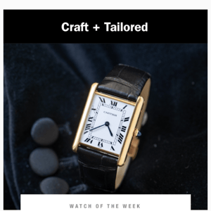 What Is On My Wrist - Cameron Barr's Personal Cartier Tank Louis