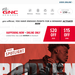 GNC AMP: Amplify your results 🏋️‍♂️​