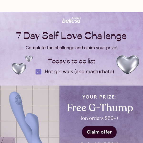 Self Love Challenge by Bellesa Bellesa