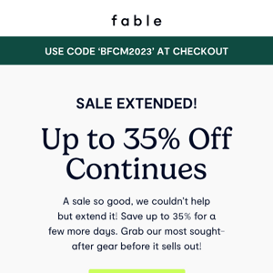 SALE EXTENDED!