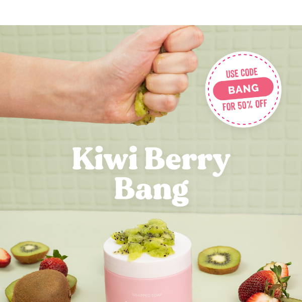 50% OFF Kiwi Berry Bang 🥝🍓✨