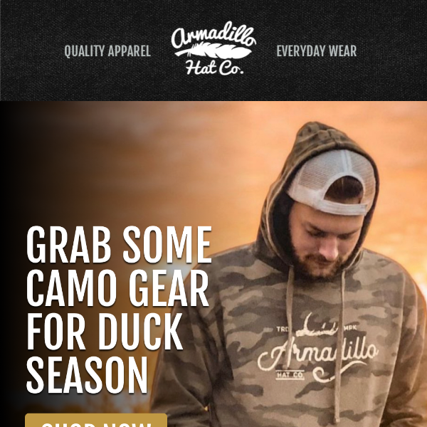 Grab a Camo Hat For Duck Season 🦆