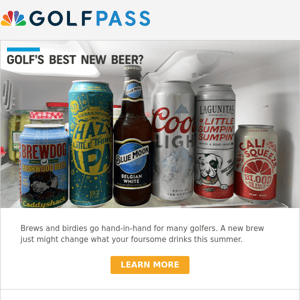Golf's best new beer?
