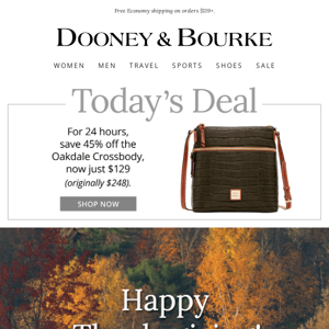 Happy Thanksgiving From Dooney!