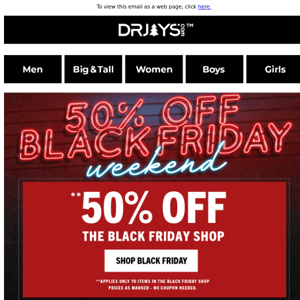 🎇 50% Off Black Friday - All Weekend 🎇