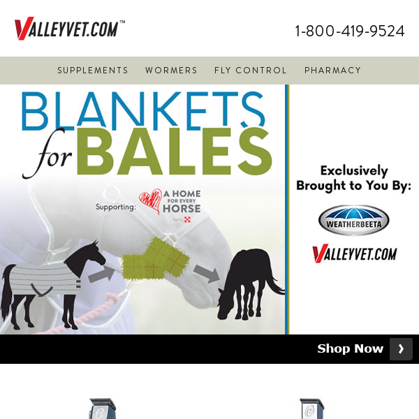 Join our Charitable Efforts! Blankets for Bales