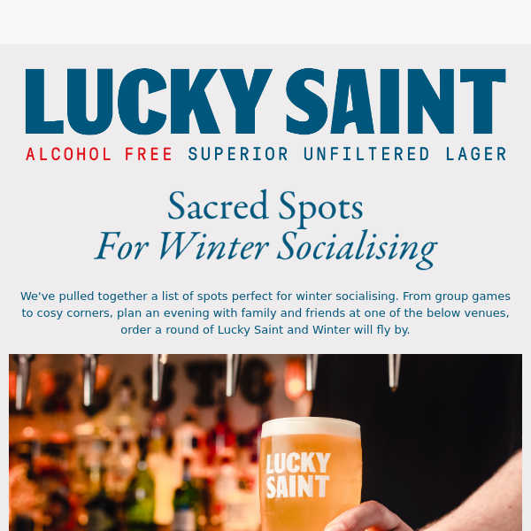 Sacred spots for winter socialising