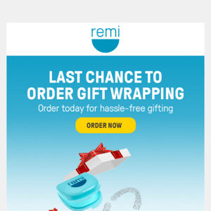 🎁 Last chance to order with gift-wrapping!