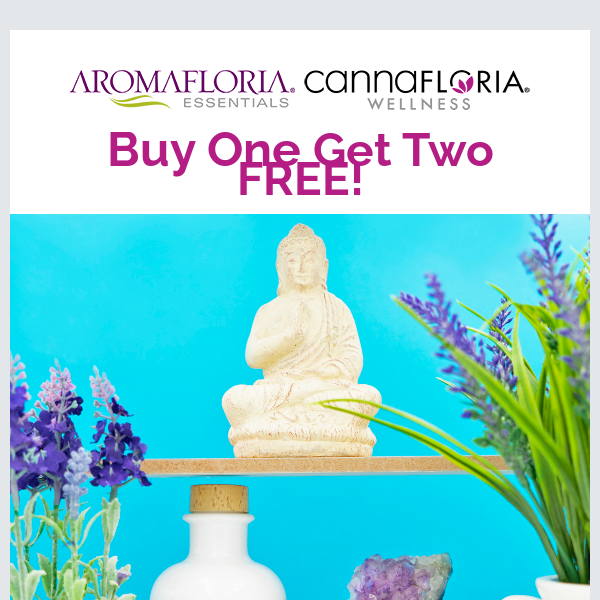 Cannafloria: Buy 1 Get 2 FREE Sale!