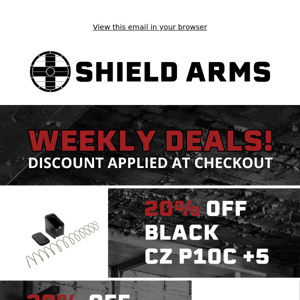 20% off select extensions, stripped lowers, and more!