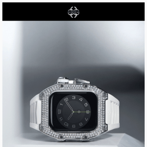 WORLDS FIRST APPLE WATCH CASE WITH DIAMONDS