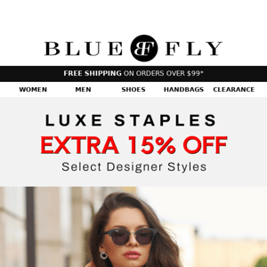 Last Call! EXTRA 15% OFF Luxe Staples Ends Soon