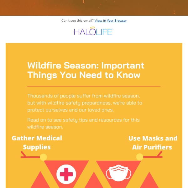 Wildfire Season is HERE - Stock up Now!!!