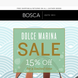 🌊 15% Off: Dive Into Our Dolce Marina Collection