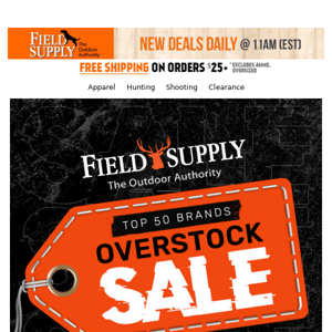 🐪 Hump Day Overstock Bonanza: 50 Select Top Brands on sale!