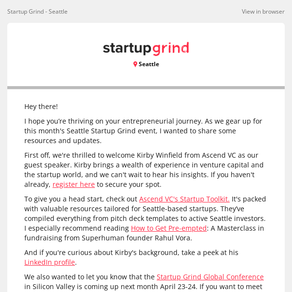 Ascend VC, Free Startup Resources & Ticket Giveaway