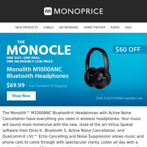 👀 See Today's Monocle Deal 👀