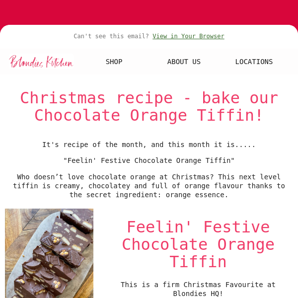 Check out this month's festive recipe 🎅🏼🎁