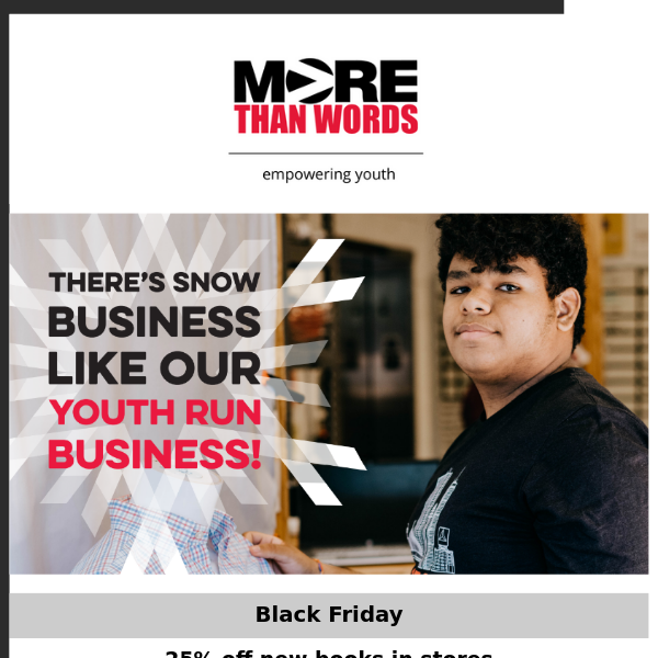 Shop Sales, Support Youth