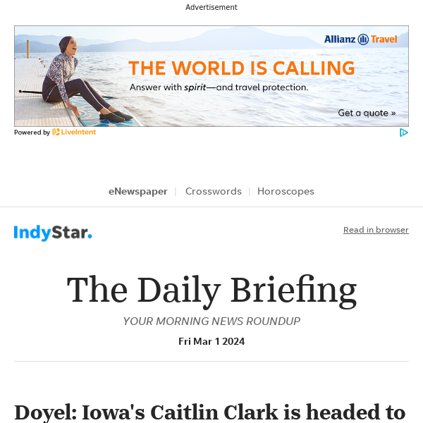 Doyel: Iowa's Caitlin Clark is headed to Indiana Fever? BEST NEWS EVER
