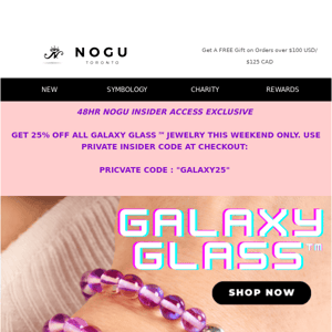 🌠🌌✨48HR Exclusive | 25% OFF ALL Galaxy Glass™ Jewelry This Weekend Only