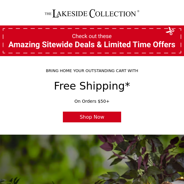 Free Shipping | Our Inspiration? Your Cart