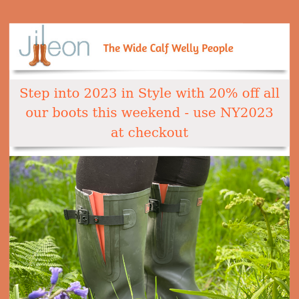 20% Off - NEW welly design for 2023