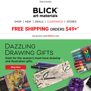 All the best drawing gifts inside