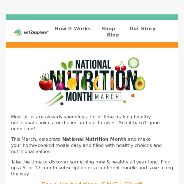 You’re going to like this 🥄 National Nutrition Month Sale