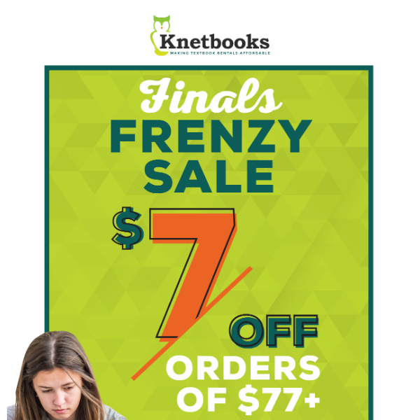 Finals Frenzy Discount 📚 Save on Textbooks and Ace Your Exams! 😃