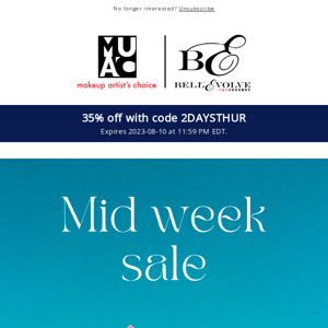 MID WEEK SALE