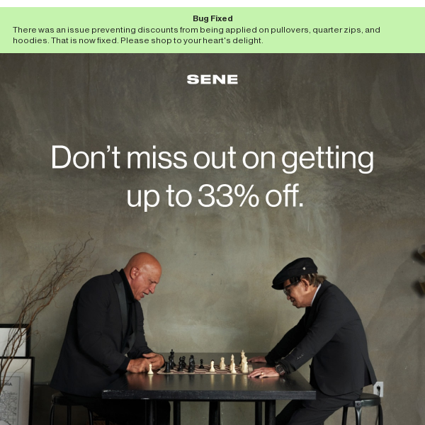 Sene, Up To 33% Off Ends Soon!