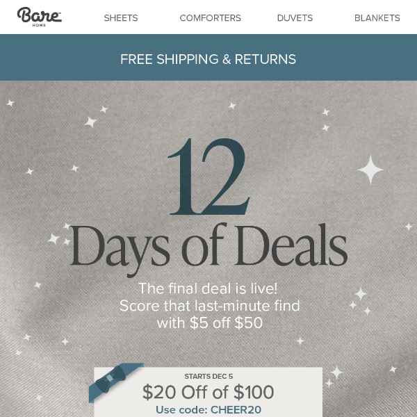 12 Days of Deals - Last deal available now!