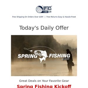 Gear Up for the Spring Fishing Season!