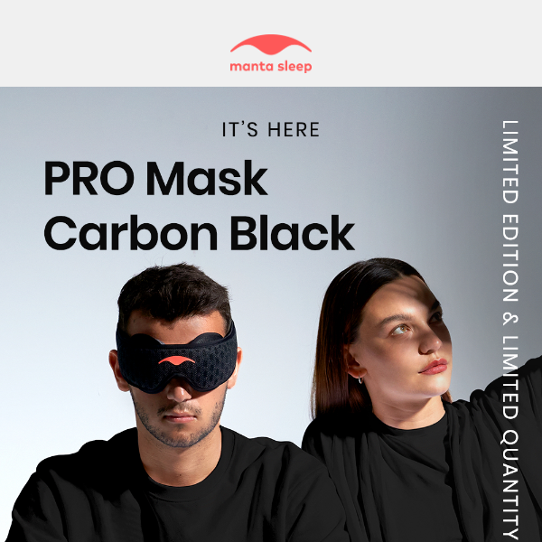 [OUT NOW] PRO Mask Carbon Black