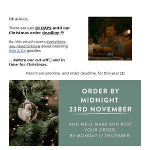 Christmas ⏰ ORDER DEADLINE