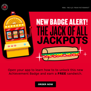 NEW badge alert 🎰 Are you a Jack Of All Jackpots?