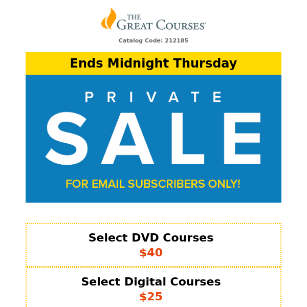 Select Courses $25-$40 + Free 2-Day Shipping!
