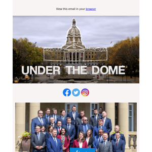 Under The Dome: Alberta Premier Danielle Smith unveils cabinet full of familiar faces