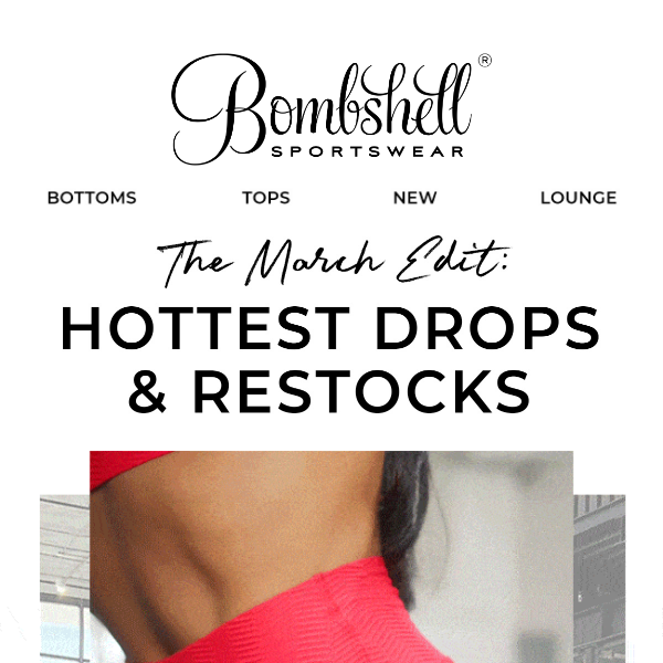HOTTEST Drops of March!🔥 - Bombshell Sportswear