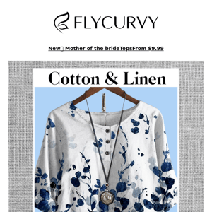 FlyCurvy, New collection landed! Cotton & Linen on hot sale