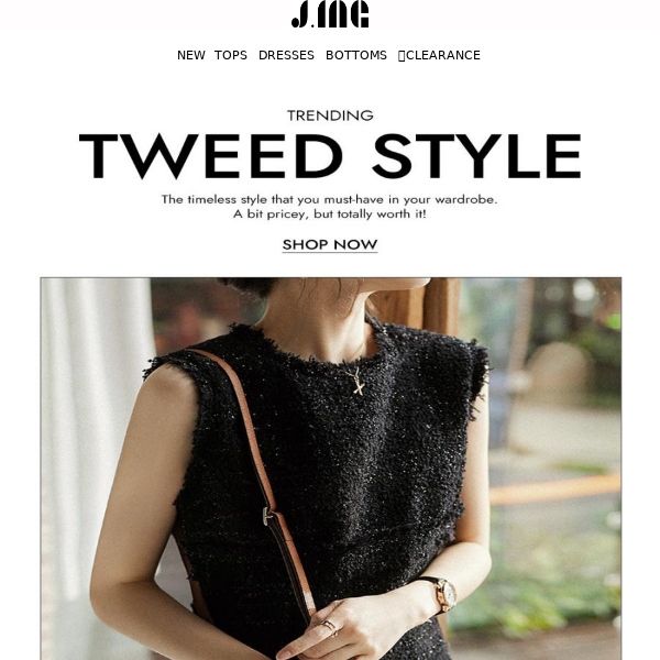 【30%OFF】👗Timeless Tweed Always Impresses