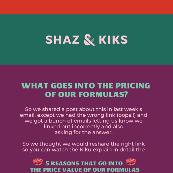 Get the Best of SHAZ & KIKS with the Correct Link 🛍️