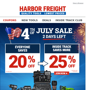 Time is Running Out – 4th of July Sale Ends Soon