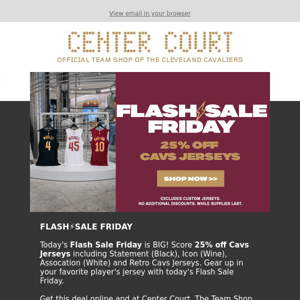 25% off Cavs Jerseys