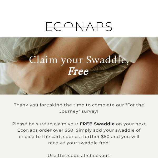 Have you claimed your free Swaddle?