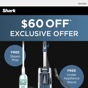 Our best-ever upright vac—$60 OFF.