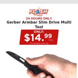 🔥  24 HOURS ONLY | GERBER MULTI TOOL | FLASH SALE