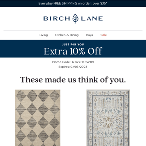 Francis Area Rug | Just for you!